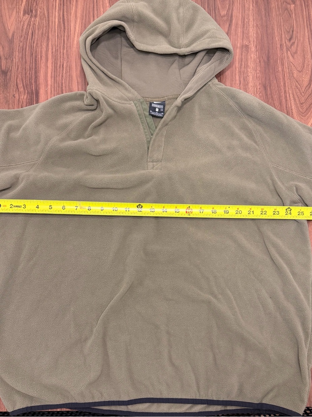 Nike Olive Green Quarter-Zip Fleece Pullover - Picture 4 of 11